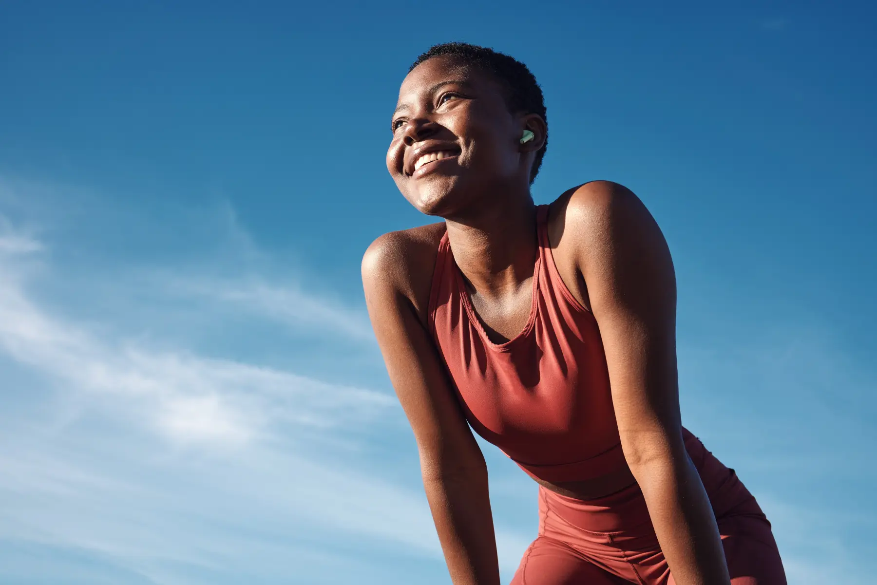 Woman exercising